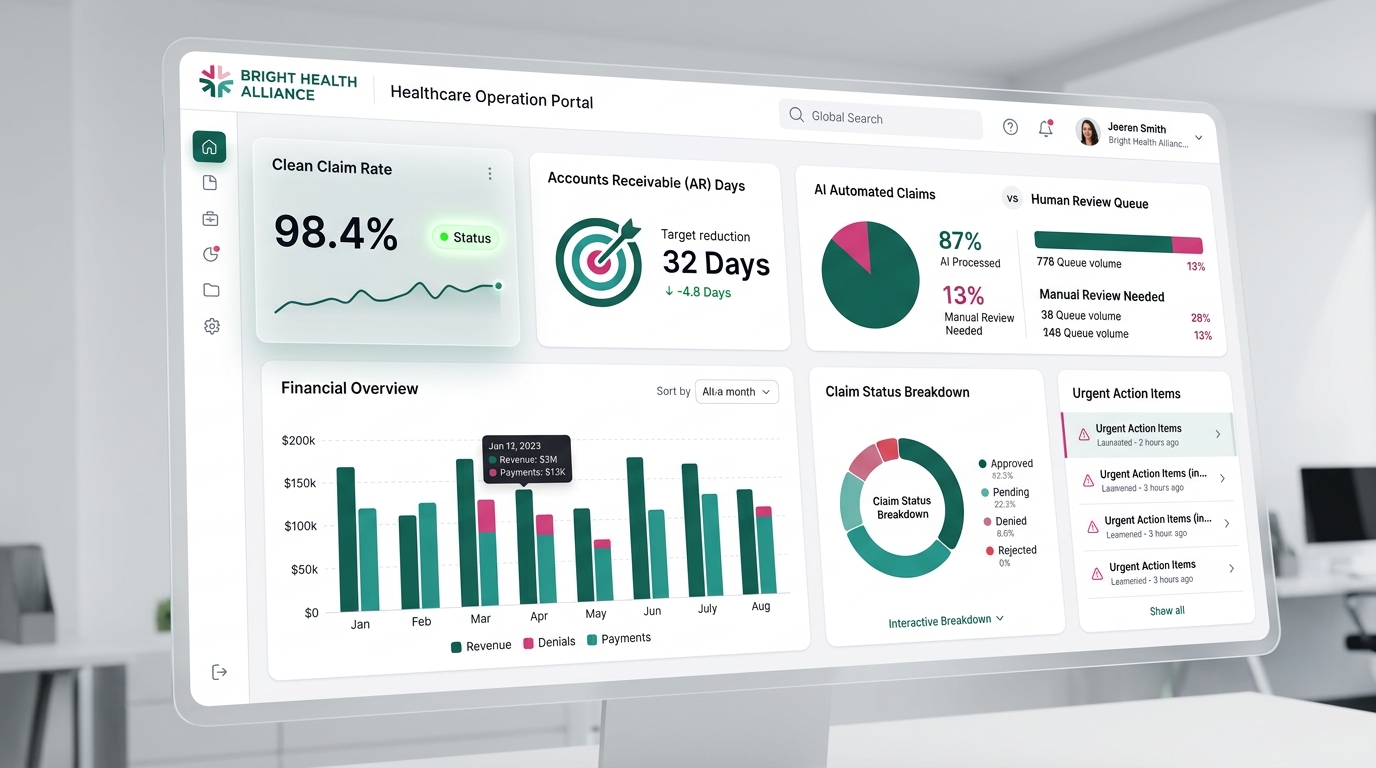 Client Dashboard Mockup